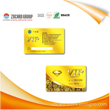 Cmyk Print Megnetic VIP RFID Card Travel Plastic Card